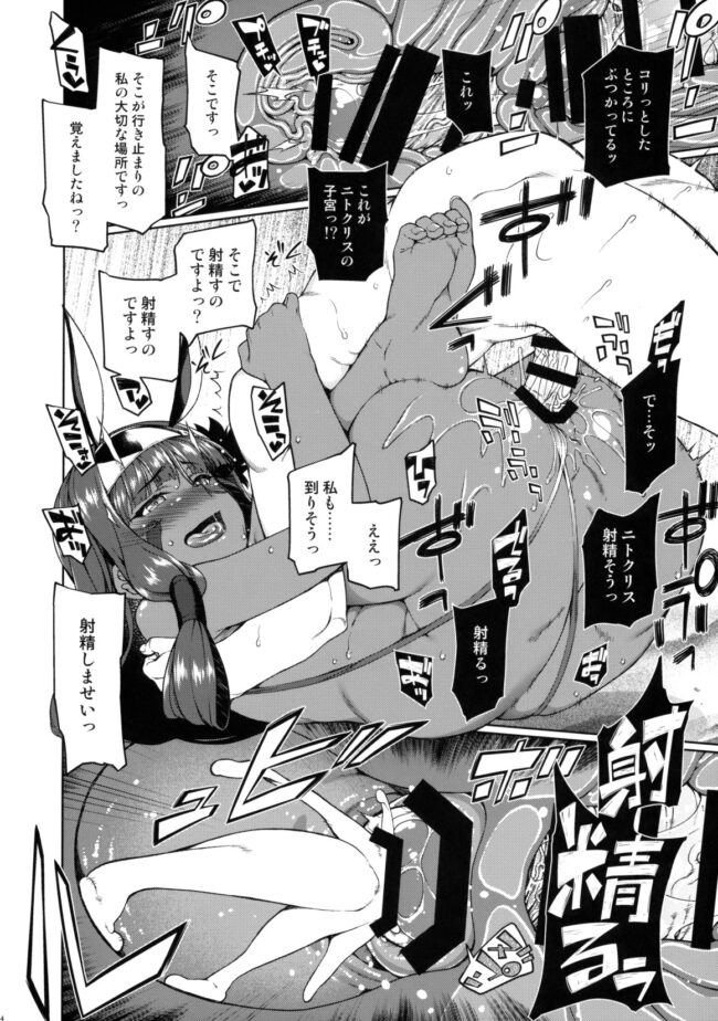 【Fate／Grand Order エロ同人】過激水着姿でニトクリスから誘惑されちゃうｗ【無料 エロ漫画】(13)
