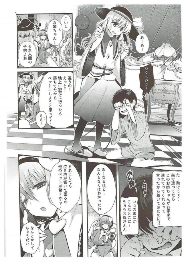 【エロ同人誌 東方】古明地姉妹のくすぐりペット【Berry!16 エロ漫画】 (3)